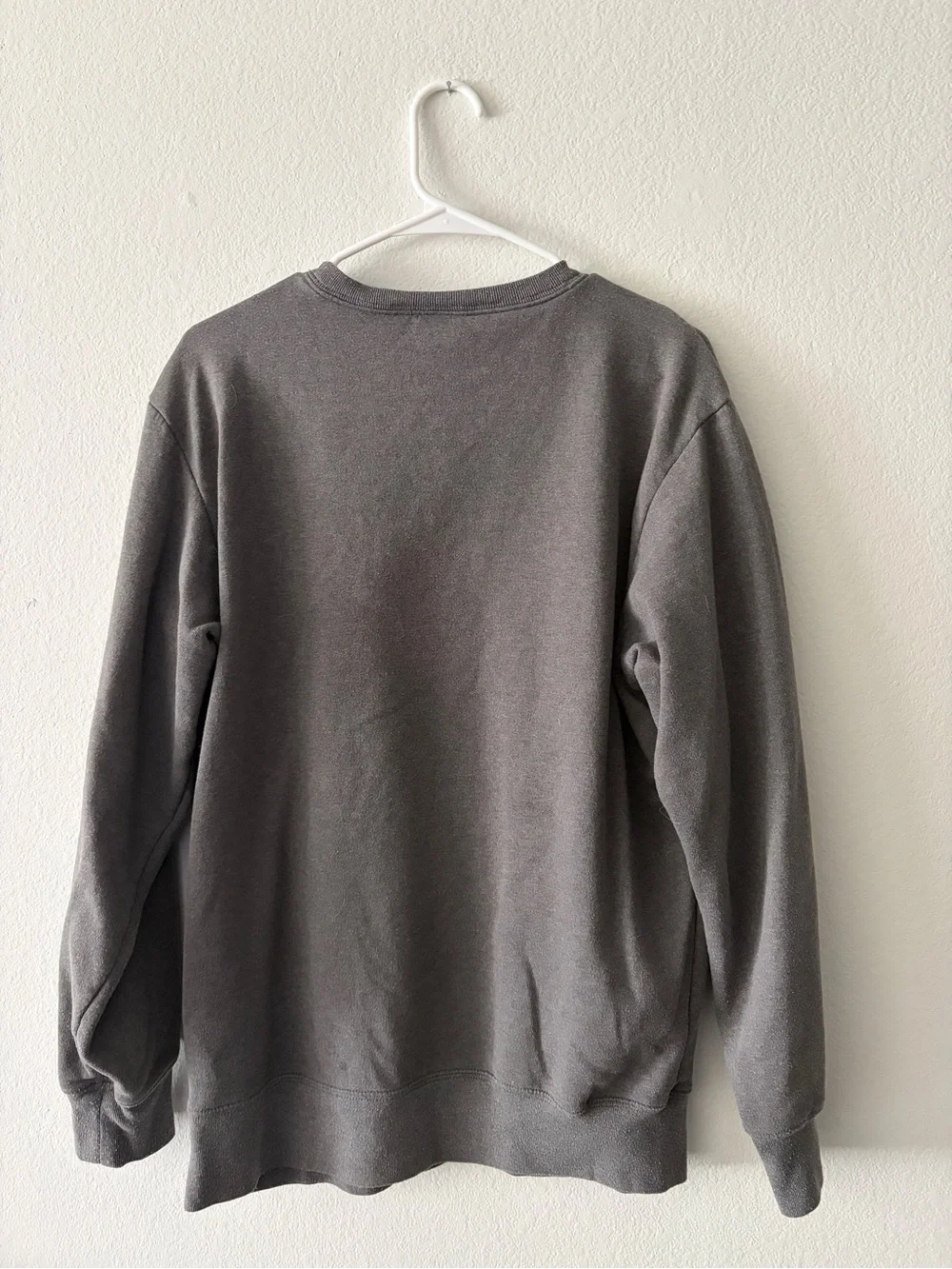 The North Face 1968 Crewneck Sweatshirt Men’s Medium Gray Yellow Logo Fleece
